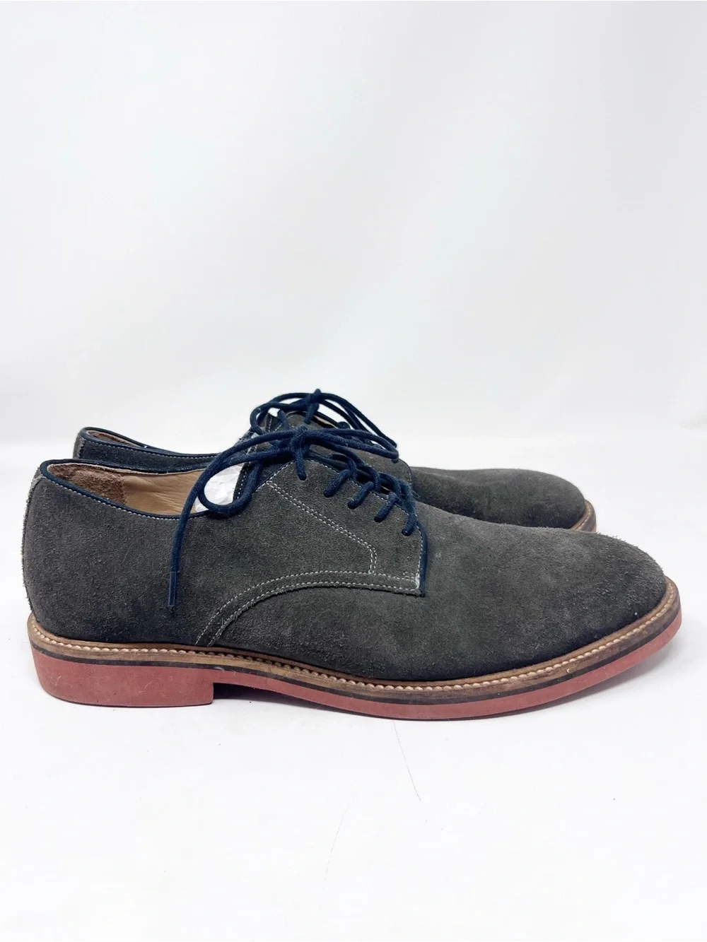 1901 NORDSTROM HOUSE LABEL BROWN GRAY SUEDE LACE UP OXFORD SHOES MENS 10.5